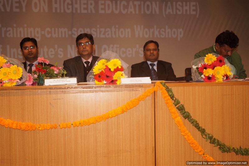 Image of All India Survey on Higher Education Workshop on 30th January 2017 की छवि