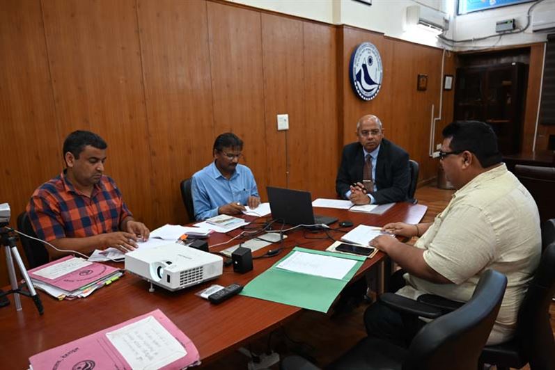 Image of 05-08-23-Contraction work related meeting for Dr APJ Abdul Kalam Institute of Technology, Tanakpur  Nanhi Pari Seemant Institute of Technology, Pithoragarh