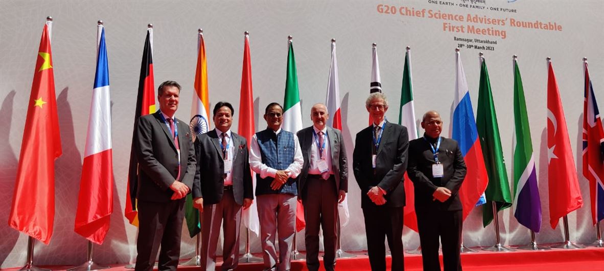 Image of Vice Chancellor, VMSBUTU in G-20 Chief Science Advisors Roundtable 28-30 March 2023 at Ram Nagar, Uttarakhand